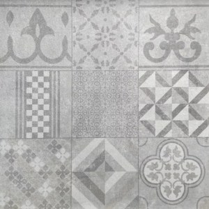 Ceramiton Titan 60x60x4cm Mosaic Silver A. van Elk BV